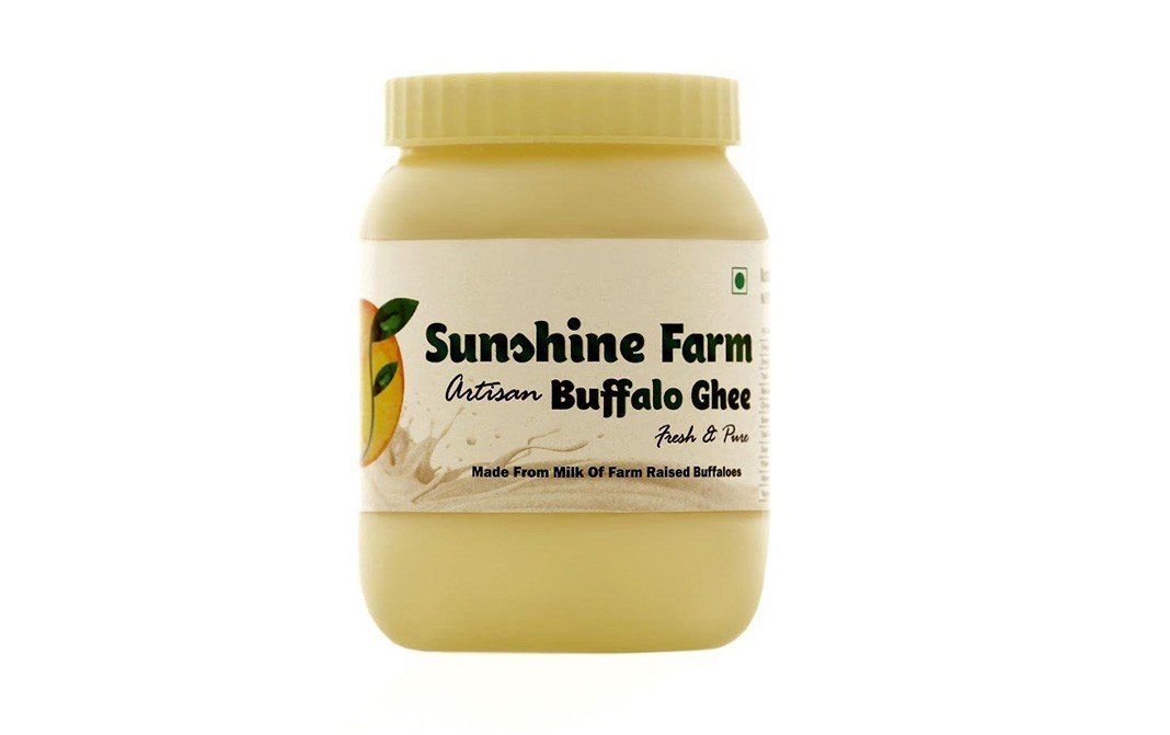 Sunshine Farm Artisan Buffalo Ghee (Fresh & Pure)   Plastic Jar  1 litre